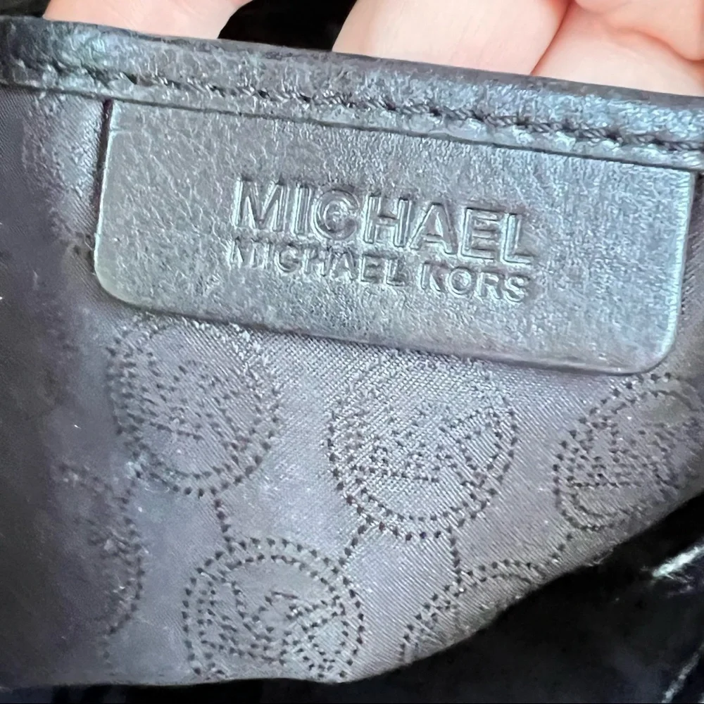 MICHAEL KORS JET SET SIGNATURE LARGE TOTE SAFFIANO LEATHER EUC